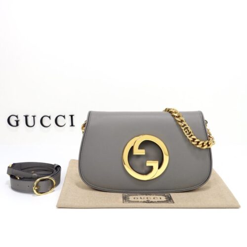Gucci  Blondie Leather Grey