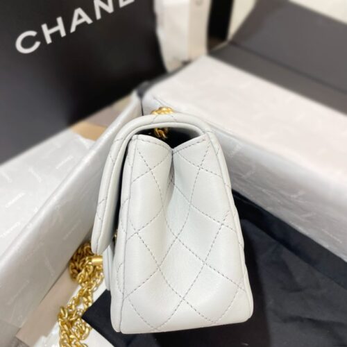 Alternative view of CHANEL 23S Camellia Square Light Blue