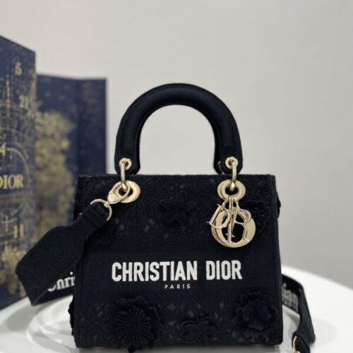 Lady Dior  D-Lite Chardons Black