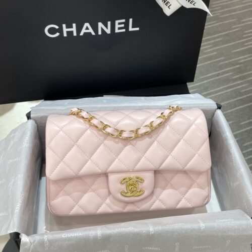 CHANEL Classic Flap 20cm Pink