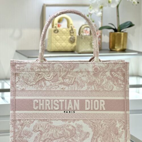 Dior Tote Book Pink Tiger