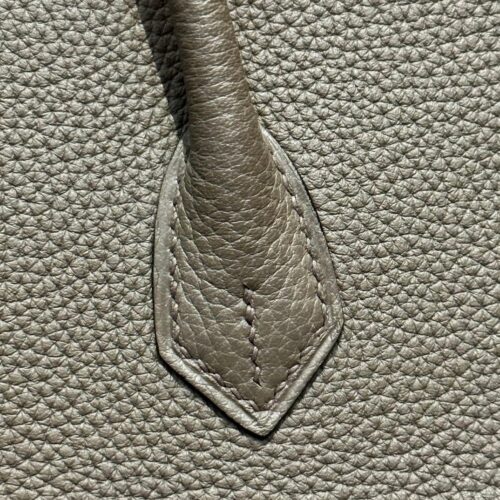 Alternative view of Hermes Birkin Pewter Gray Togo