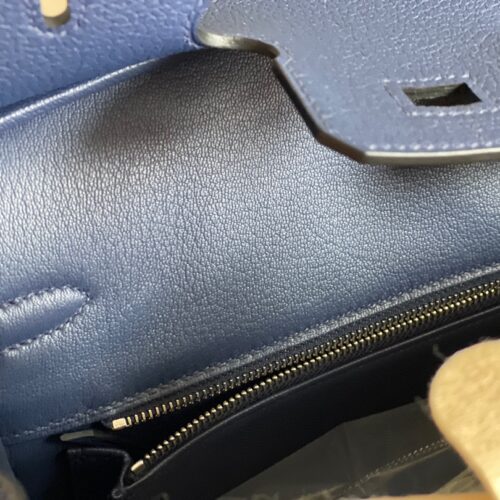 Alternative view of Hermes Birkin Sapphire Blue Togo