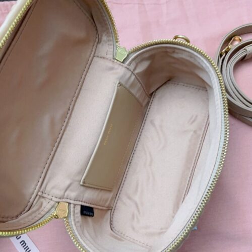 Alternative view of Miu Miu Cosmetic Bag Milk Tea