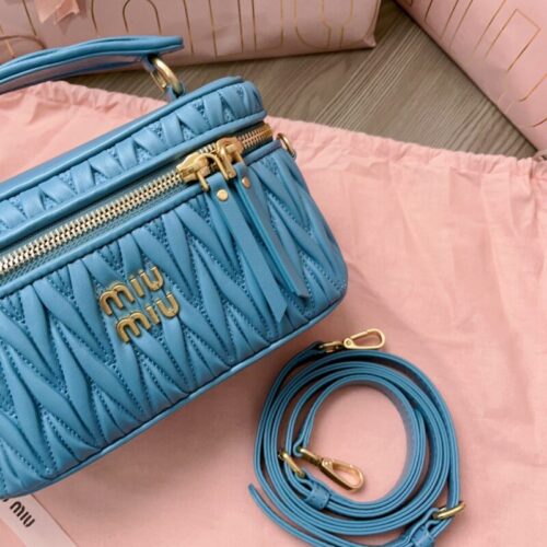 Alternative view of Miu Miu Cosmetic Bag Blue