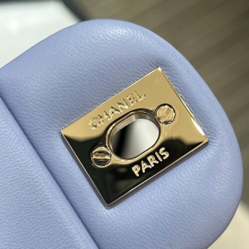 Alternative view of CHANEL Classic Flap 23cm Light Blue