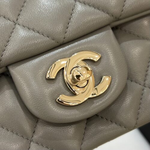Alternative view of CHANEL Classic Flap 17cm Grey