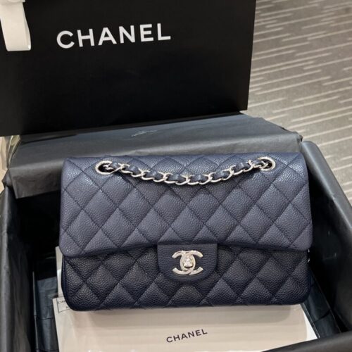 CHANEL Classic Flap 23cm Sea Blue