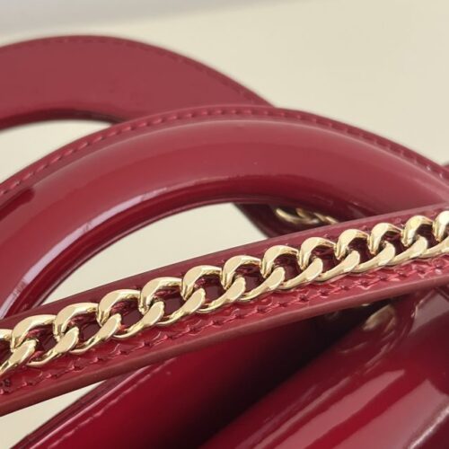 Alternative view of Lady Dior Mini Red Patent