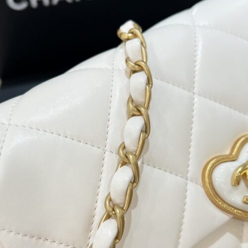 Alternative view of CHANEL 23s Love Enamel Flip Bag Pink
