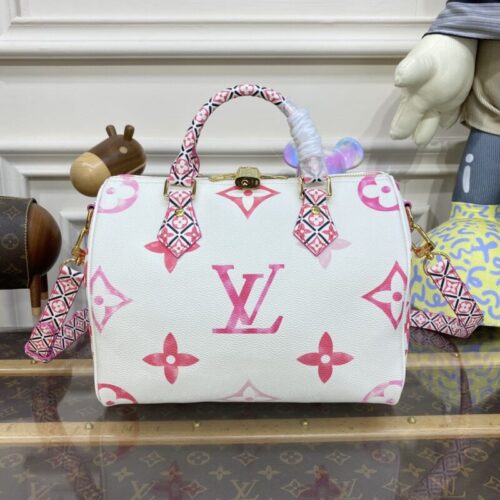 LV Speedy Bandouliere 25 Pink