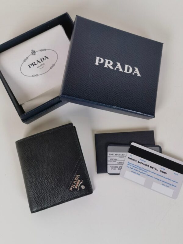 Prada Saffiano Short Wallet