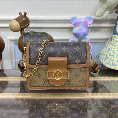 LV Dauphine Mini Brown