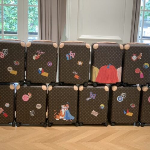 LV Suitcase Custom Colors