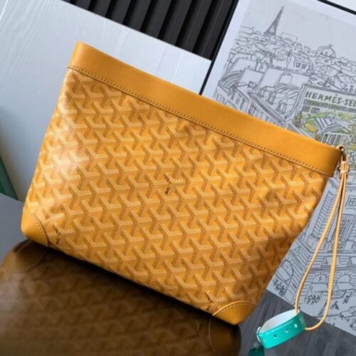 Alternative view of Goyard Conti Pouch Yellow
