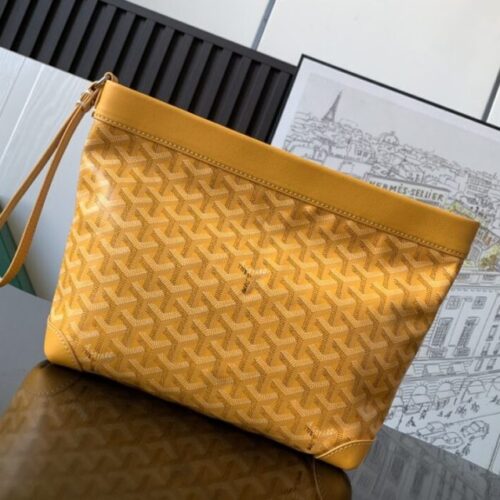 Goyard Conti Pouch Yellow