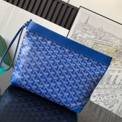 Goyard Conti Pouch Blue