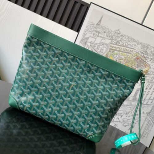 Alternative view of Goyard Conti Pouch Green
