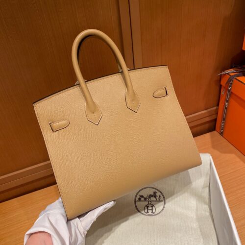 Alternative view of Hermes Birkin Epsom Marsala Brown