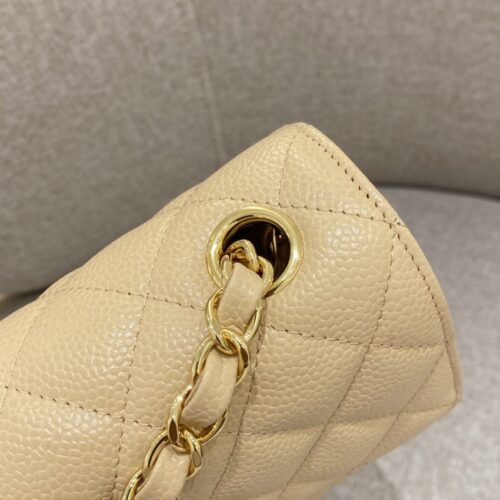 Alternative view of CHANEL Classic Flap 20cm Apricot