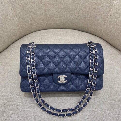 CHANEL Classic Flap 25cm Sea Blue