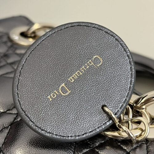 Alternative view of Lady Dior Platinum Metallic ABC