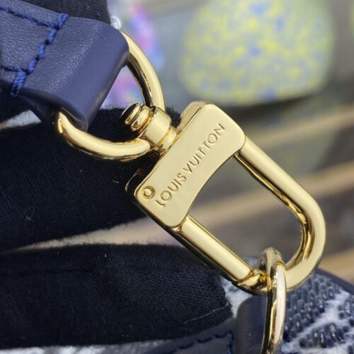 Alternative view of LV Speedy Bandouliere Blue Denim