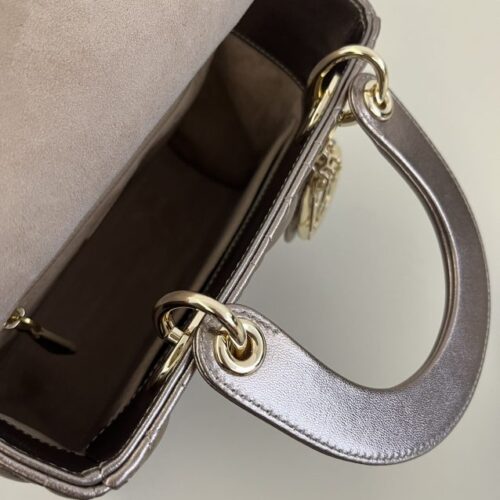 Alternative view of Lady Dior Golden Metallic ABC