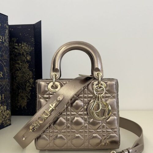 Lady Dior Golden Metallic ABC