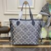 LV Neverfull MM Denim Blue