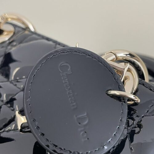 Alternative view of Dior Lady D-Joy Mini Bag Black Patent