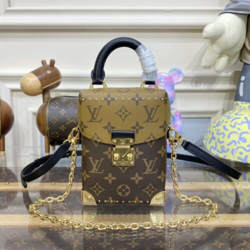 LV Camera Box Brown