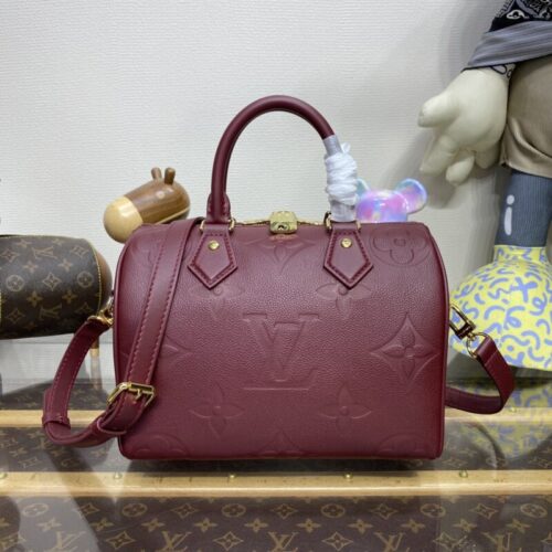 LV Speedy Bandouliere 25 Bordeaux