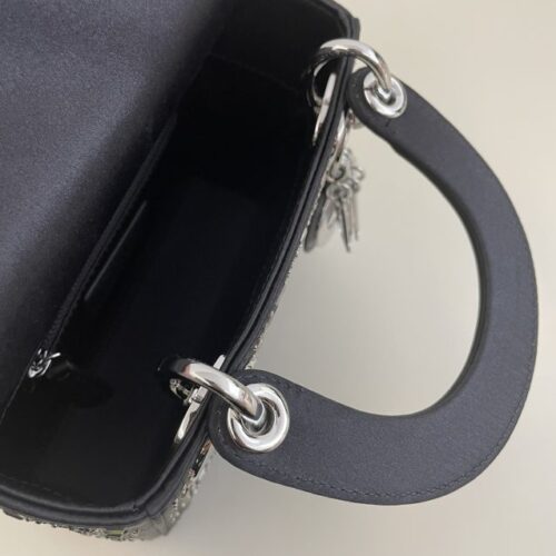 Alternative view of Lady Dior Mini Satin Black