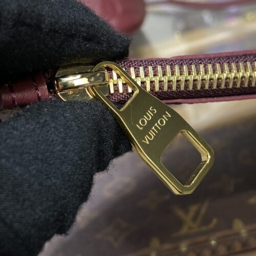 Alternative view of LV Neverfull MM Bordeaux