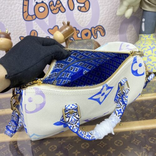 Alternative view of LV Speedy Bandouliere 25 Blue