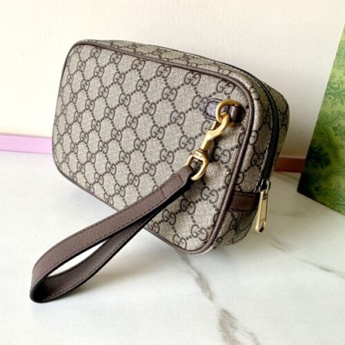 Alternative view of Gucci Ophidia  GG Clutch Beige