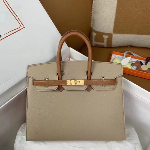 Hermes Birkin Trench Brown Frosted