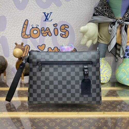 LV Takeoff Pouch Black Grid