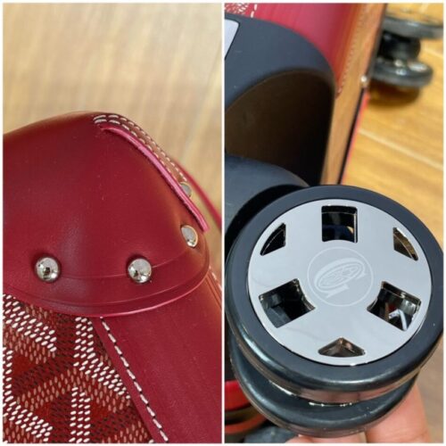 Alternative view of Goyard  Bourget Travel Suitcase Bordeaux