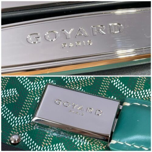 Alternative view of Goyard  Bourget Travel Suitcase Green