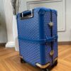 Goyard  Bourget Travel Suitcase Blue