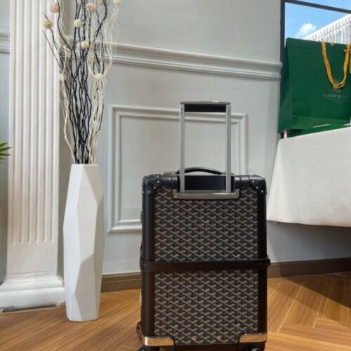 Goyard  Bourget Travel Suitcase Black
