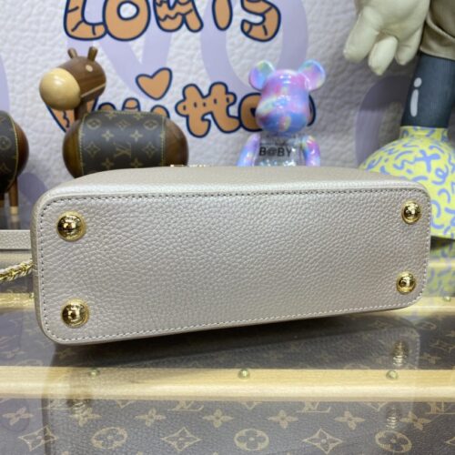 Alternative view of Loius Vuitton Capucines Golden Grey