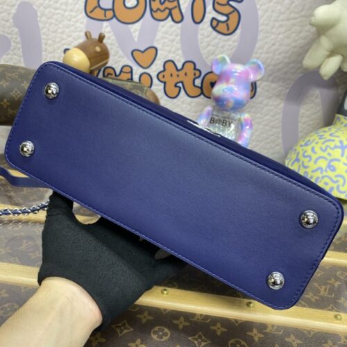 Alternative view of Loius Vuitton Capucines Blue Velvet