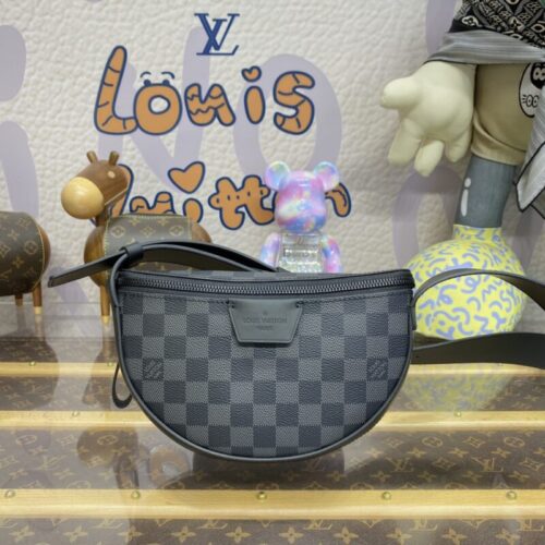 LV Moon Crossbody Black Grid