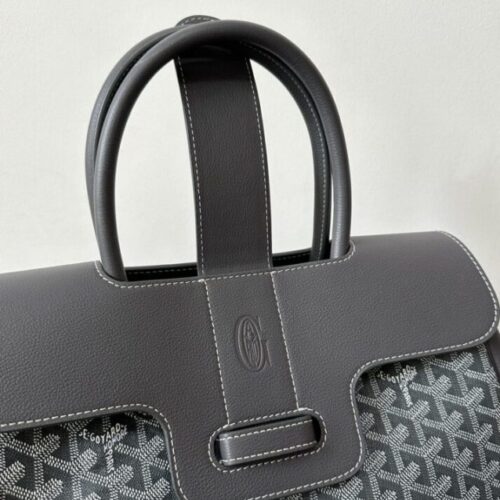 Alternative view of Goyard Saigon Tote Grey