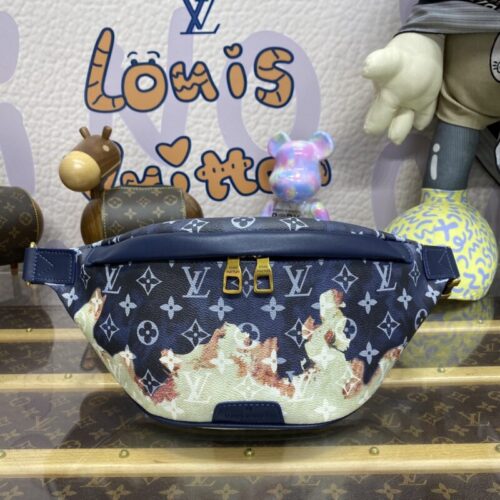 LV Bumbag Discovery Blue Fire