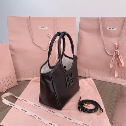 Alternative view of Miu Miu Ivy  Small Tote Black