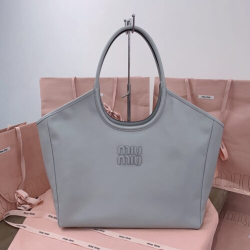 Miu Miu Ivy  Tote Grey